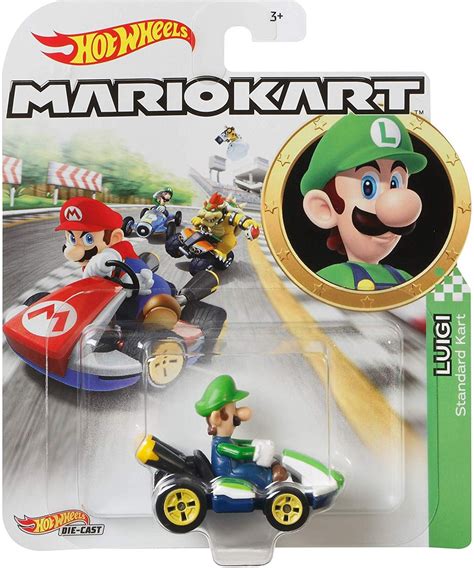 luigi hot wheels|hot wheels mario kart series.